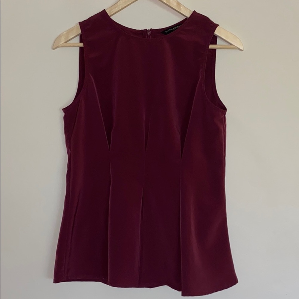 Banana Republic Pleated Dress Tank